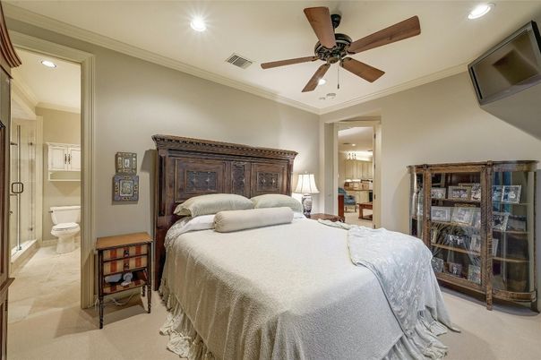 Bedroom, Interior, Recessed Lighting