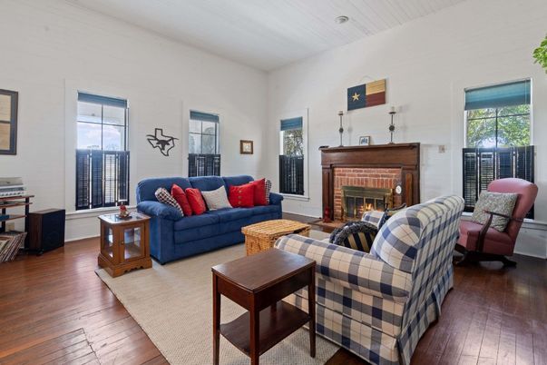 Fireplace, Interior, Living room, Wood Texture Flooring