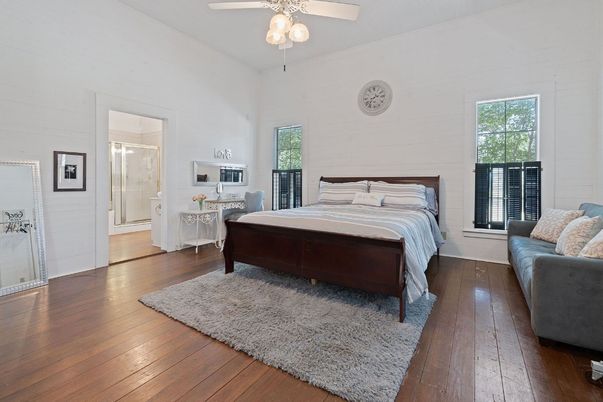 Bedroom, Interior, Wood Texture Flooring