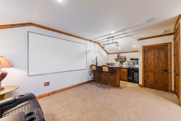 Home Theatre Room, Interior, Recessed Lighting, Theatre Room