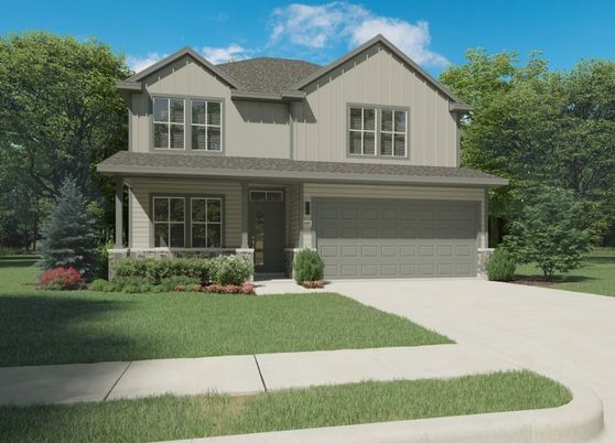 Attached, Exterior, Facade, Farmhouse