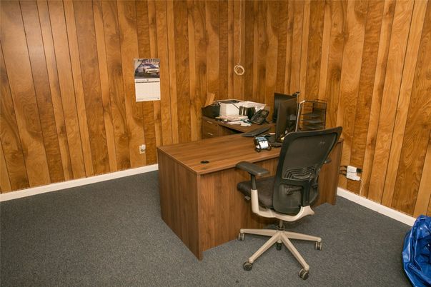 Home Office, Interior, Wooden Walls