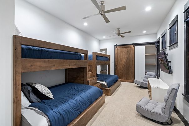 Bedroom, Interior, Recessed Lighting