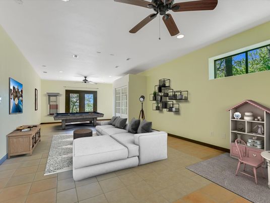 Billiard Table, Game Room, Interior, Living room, Recessed Lighting