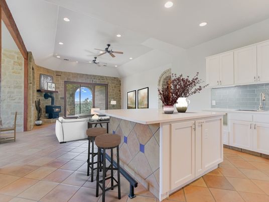 Interior, Recessed Lighting, Stone Walls