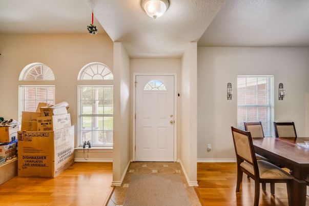 Dining room, Interior, Wood Texture Flooring