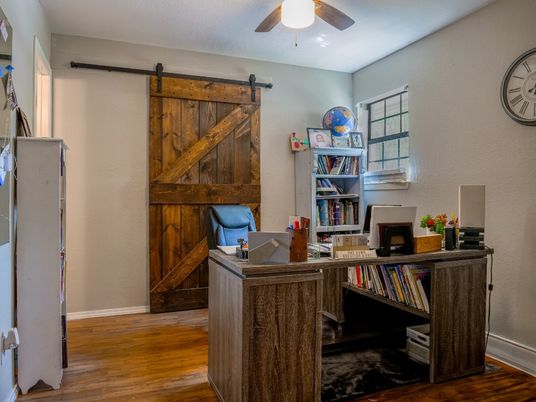 Home Office, Interior, Wood Texture Flooring