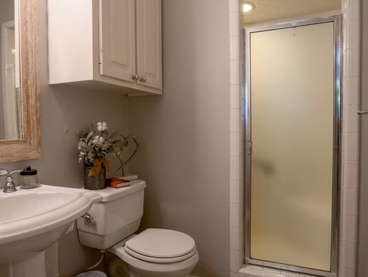 Bathroom, Glass Shower, Interior