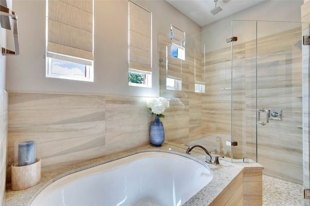 Bathroom, Glass Shower, Interior