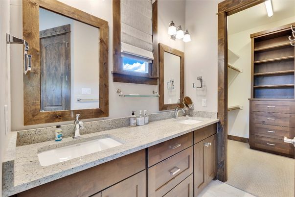 Bathroom, Dual Sink Vanities, Interior, Walk-in Closets