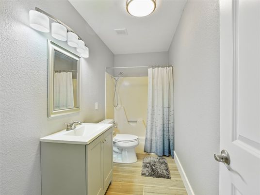 Bathroom, Interior, Wood Texture Flooring
