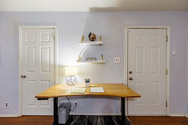Home Office, Interior, Wood Texture Flooring
