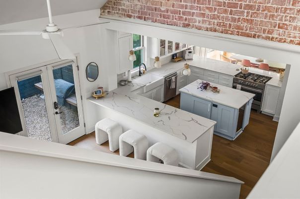 Interior, Kitchen, Wood Texture Flooring