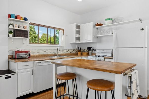 Interior, Kitchen, Wood Texture Flooring