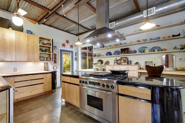 Interior, Kitchen, Pendant Lights, Stainless Steel Appliances
