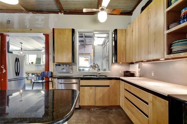 Interior, Kitchen, Wooden Ceilings