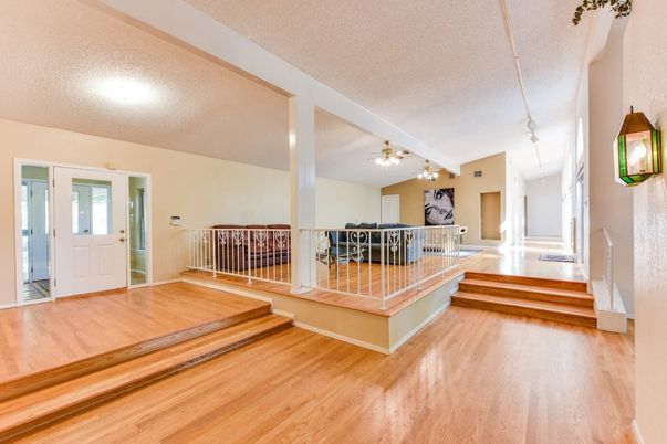 Chandelier, Interior, Wood Texture Flooring