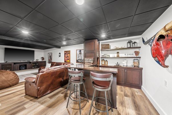 Interior, Recessed Lighting, Wood Texture Flooring