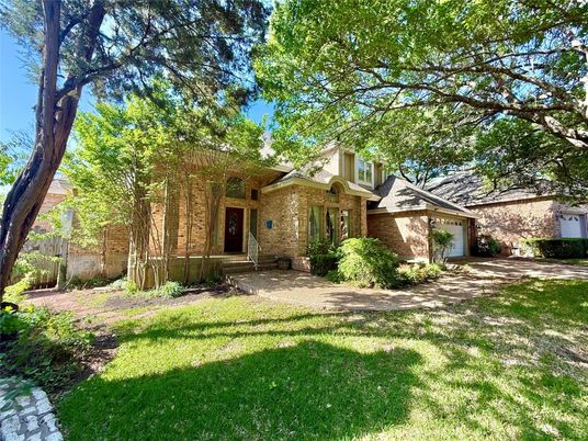 Attached, Backyard, Exterior, Facade, Brick Facade, None