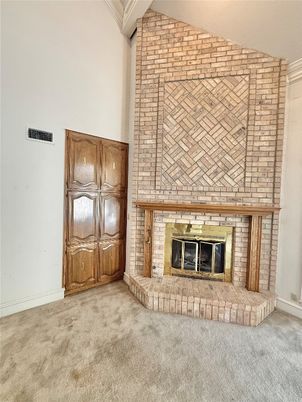 Fireplace, Interior, Stone Walls