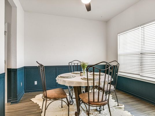 Dining room, Interior, Wood Texture Flooring