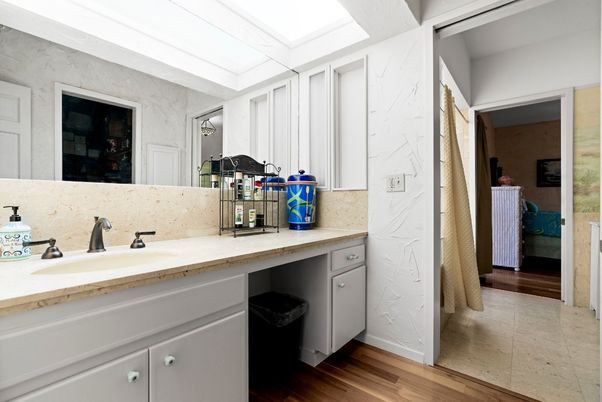 Bathroom, Interior, Wood Texture Flooring