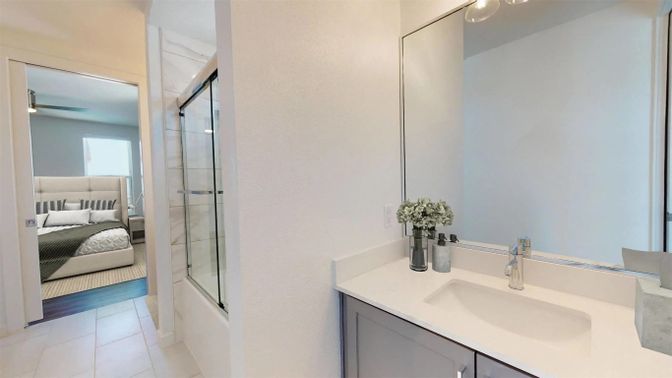 Bathroom, Bedroom, Glass Shower, Interior