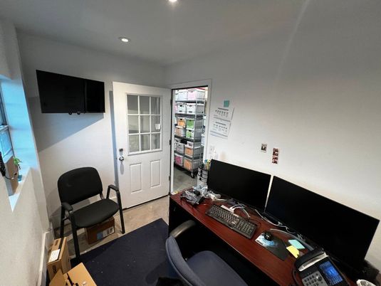Home Office, Interior, Recessed Lighting