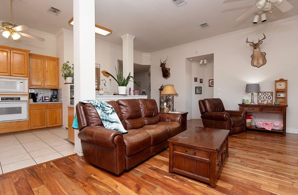 Interior, Kitchen, Living room, Wood Texture Flooring