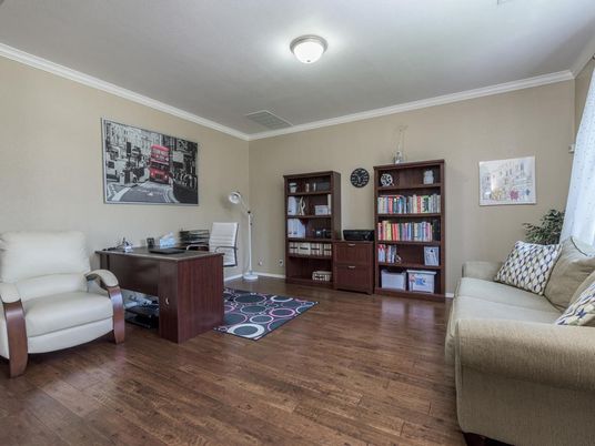 Home Office, Interior, Wood Texture Flooring