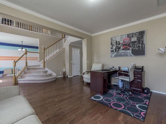 Home Office, Interior, Wood Texture Flooring