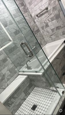Bathroom, Glass Shower, Interior