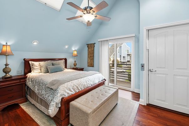 Bedroom, Interior, Wood Texture Flooring