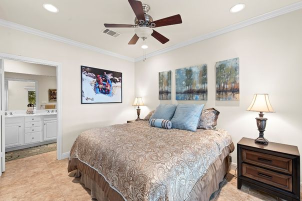 Bedroom, Interior, Recessed Lighting