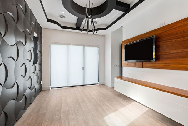 Interior, Pendant Lights, Recessed Lighting, Wood Texture Flooring
