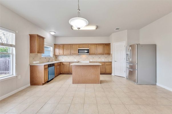 Interior, Kitchen, Pendant Lights, Stainless Steel Appliances