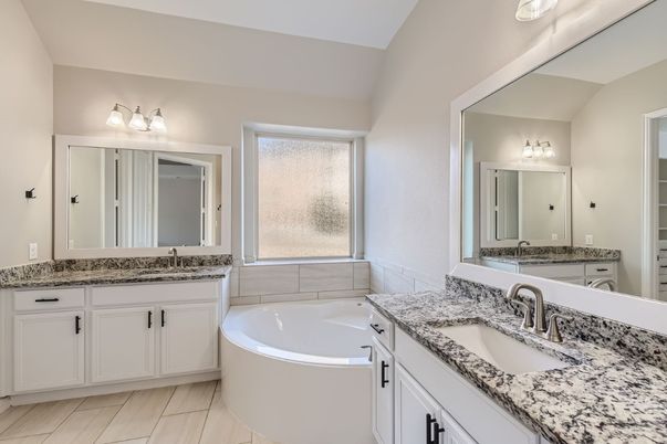 Bathroom, Dual Sink Vanities, Free Standing Baths, Interior