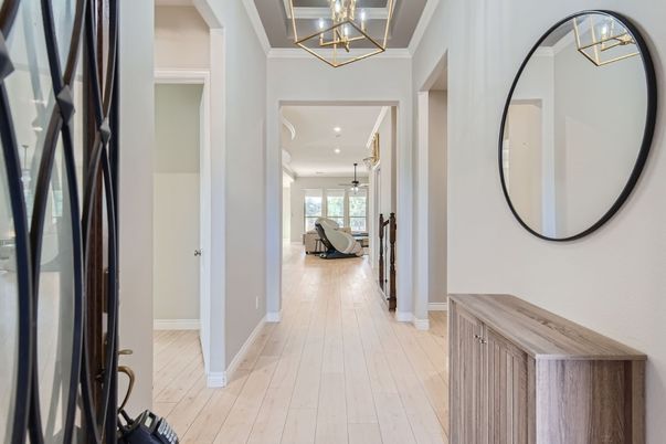 Interior, Pendant Lights, Recessed Lighting, Wood Texture Flooring