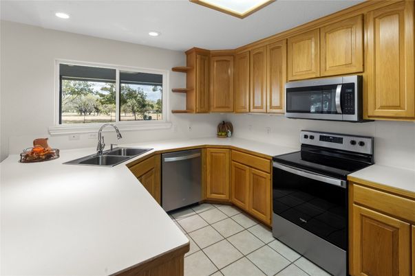 Interior, Kitchen, Recessed Lighting, Stainless Steel Appliances