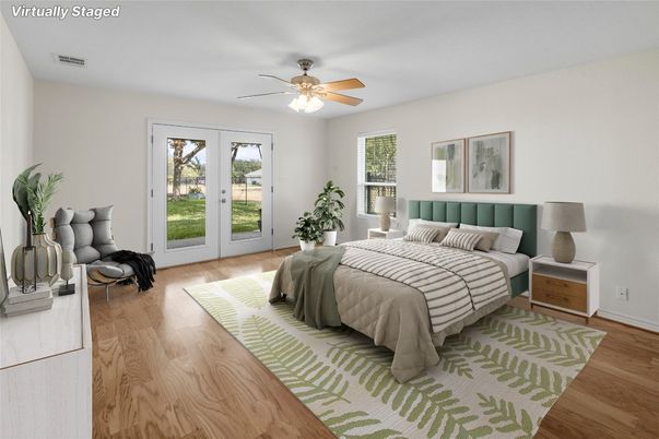 Bedroom, Interior, Wood Texture Flooring
