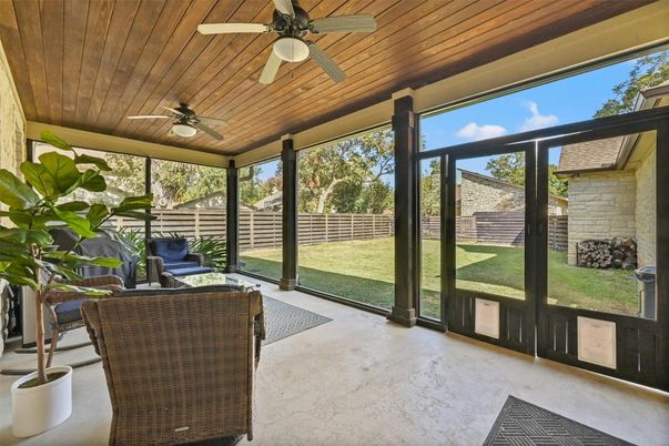 Interior, Sun Room, Wooden Ceilings