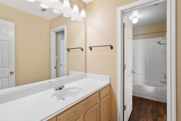 Bathroom, Interior, Wood Texture Flooring