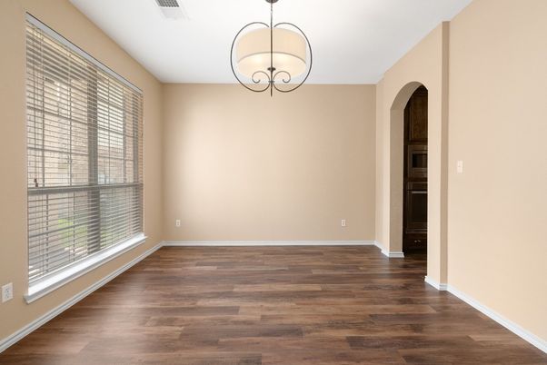 Chandelier, Empty room, Interior, Wood Texture Flooring