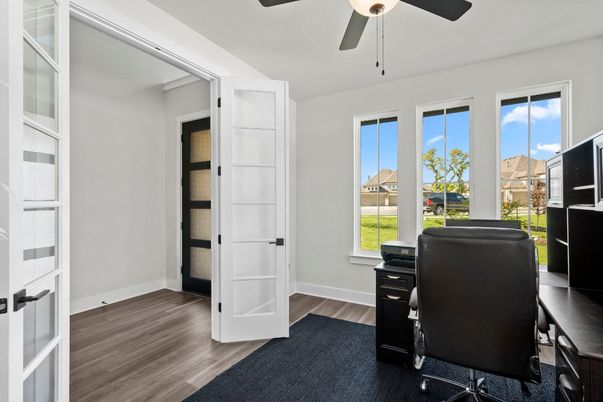 Home Office, Interior, Wood Texture Flooring