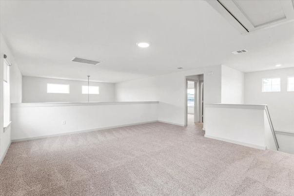 Empty room, Interior, Recessed Lighting