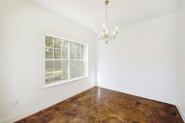 Chandelier, Empty room, Interior, Wood Texture Flooring