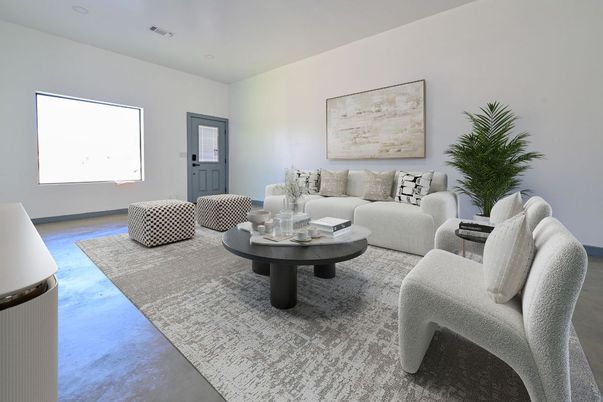 Interior, Living room, Recessed Lighting