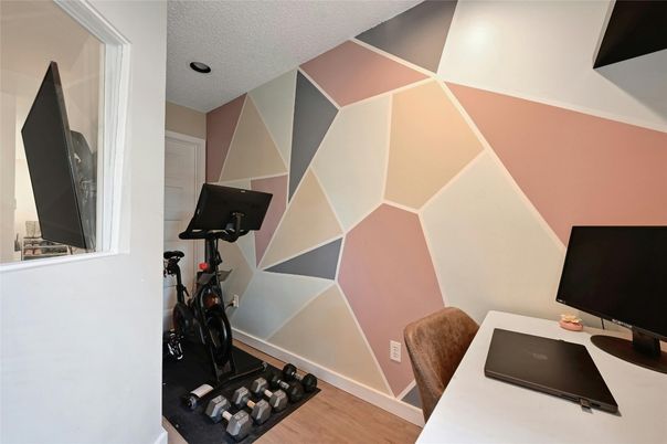 Fitness Equipment, Interior, Wood Texture Flooring