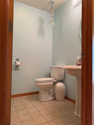 Bathroom, Chandelier, Interior