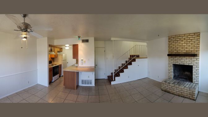 Fireplace, Interior, Kitchen